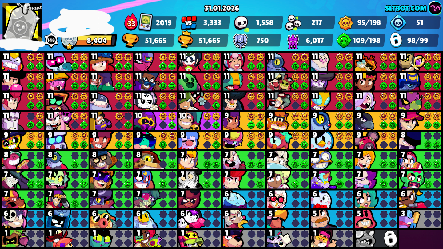 CONTA BRAWL STARS 2019(TODOS OS BRAWLERS 51K) + CLASH ROYALE 10K DE TROFÉUS