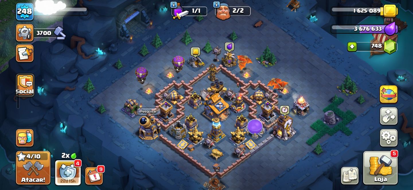 CV 18 SEMI-FULL CONTA BOA PRA LIGA DE CLANS
