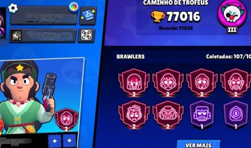 BRAWL STARS FULL: TODOS OS BRAWLERS + 54 PRESTÍGIOS, 961 GEMAS E 28K BLINGS!