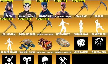 Conta Fortnite 125 Skins Inclui Glow e Outras Raridades