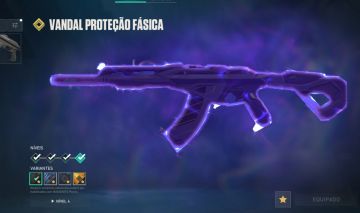 Vandal Proteção Fásica | 4 Skins | Conta Valorant Full Acesso