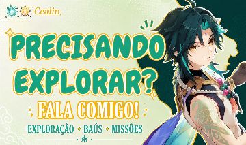 SERVIÇO DE EXPLORAÇÃO DE GENSHIN - BAÚS - MISSÕES - OCULUS - EVENTOS