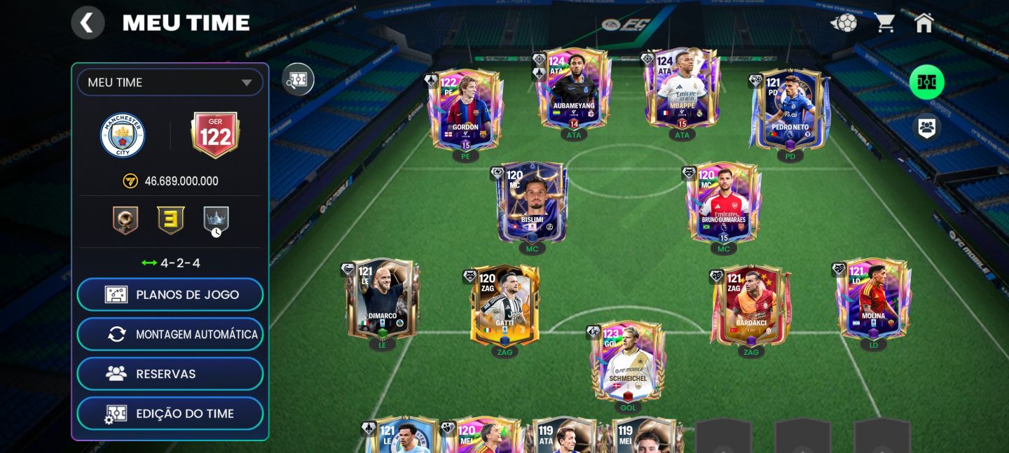 CONTA FC MOBILE 27 GER 122 PERTO DO GER 123 PARA SAIR LOGO! ( PROMOÇÃO !!)