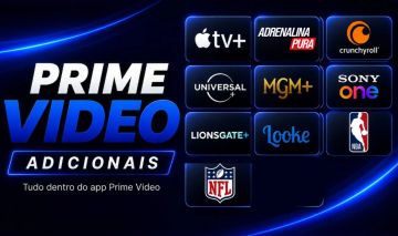 Tela Prime + Adicionais | Apple TV, universal, MGM, NBA ,NFL + 5 Adicionais