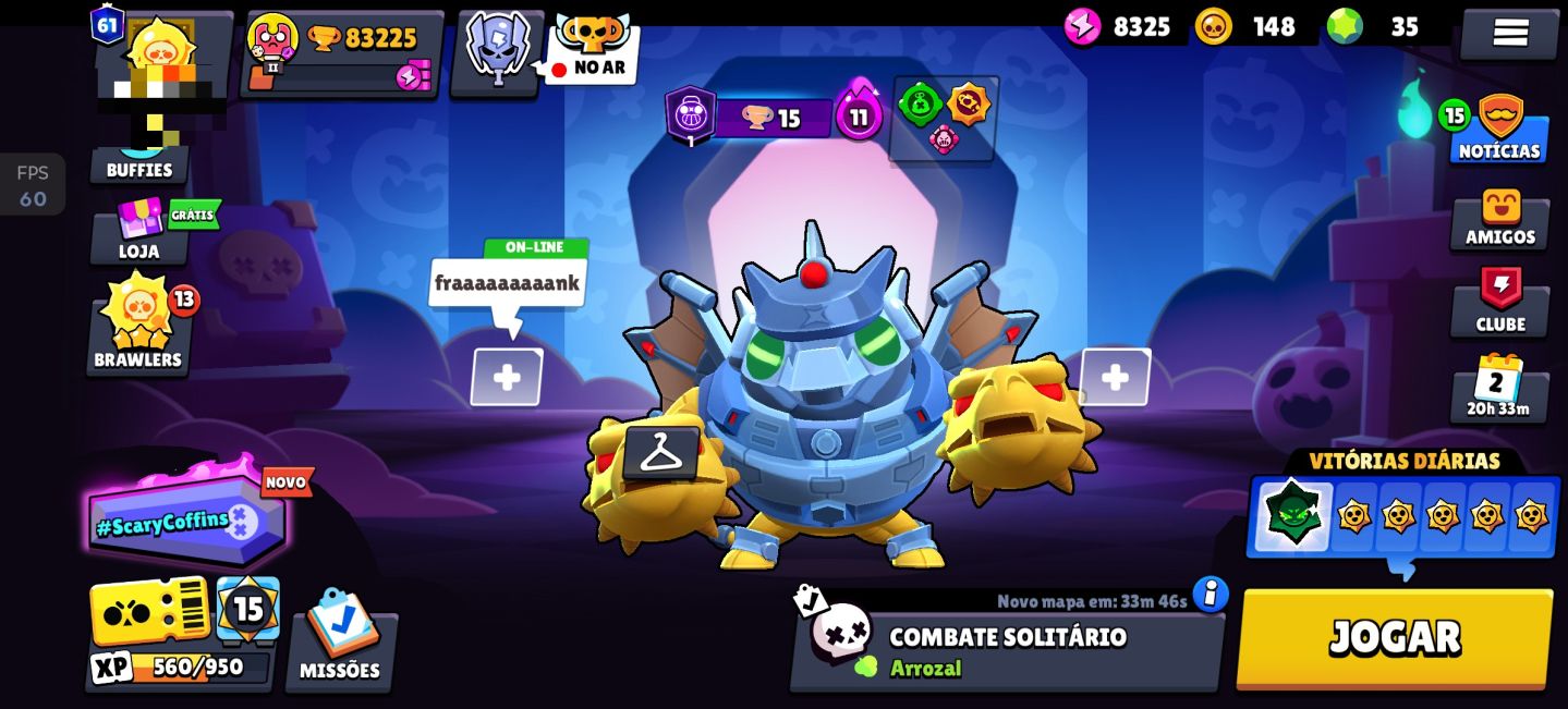 Conta de braw muito rara:obs:leia a descrição!!
