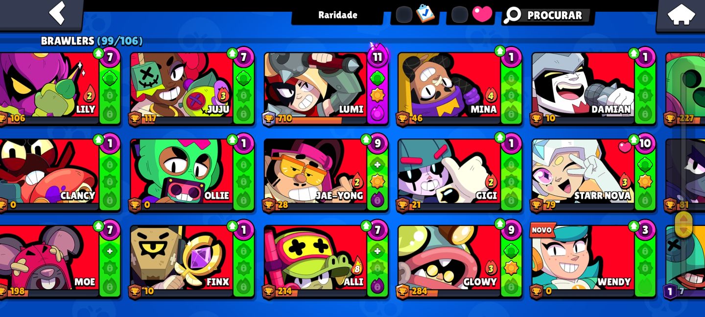 Conta de brawl stars com mais de 30k de troféus