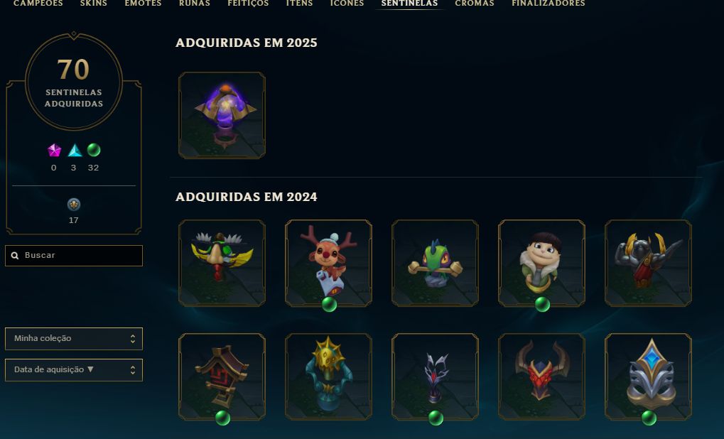 Conta do LOL com 365 skins e 4 delas ultimate, sona, lux, miss e udyr