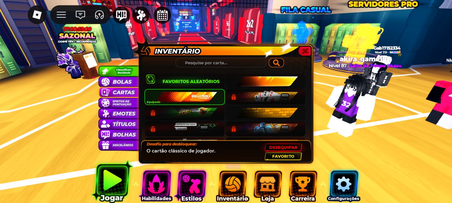 Volleyball Legends Lv. 92 + Fisch Lv. 1000 | Sanju, Mamori e Kazana OG