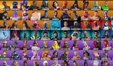 Conta contém 139 skin não possui salve o mundo fundador