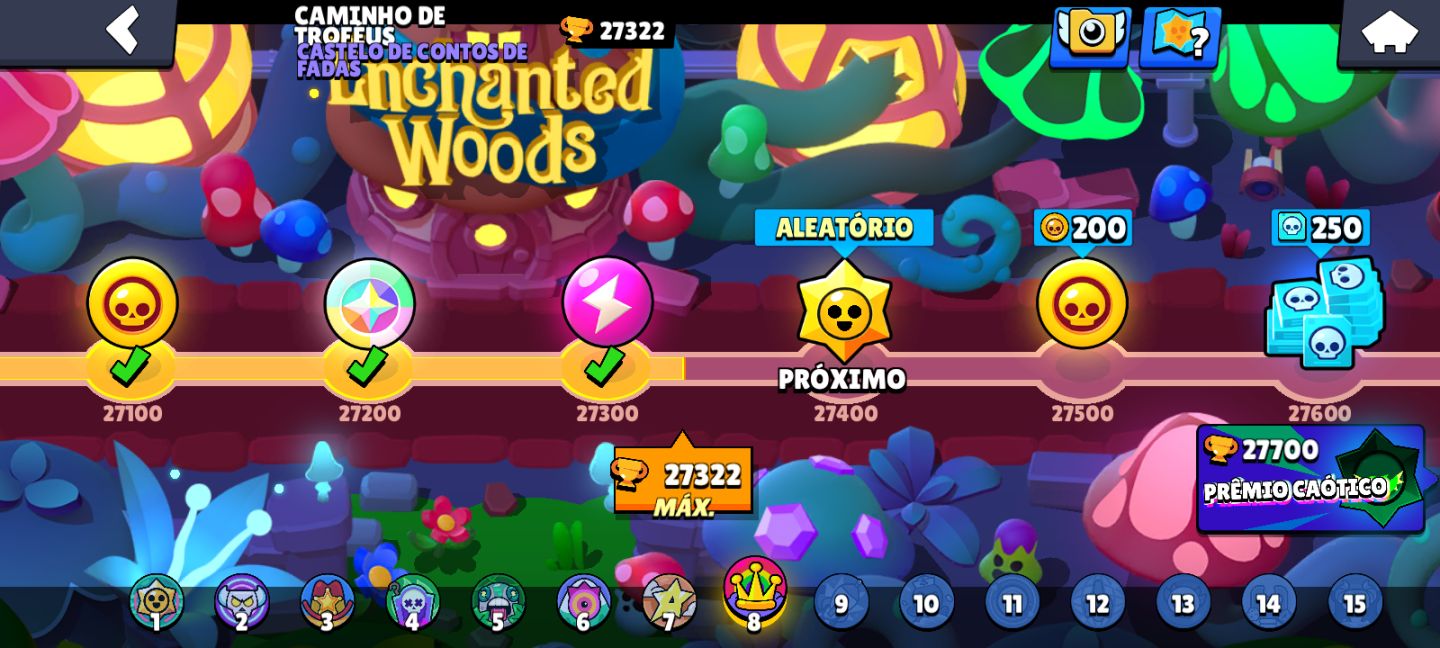 Conta iniciante de brawl star
