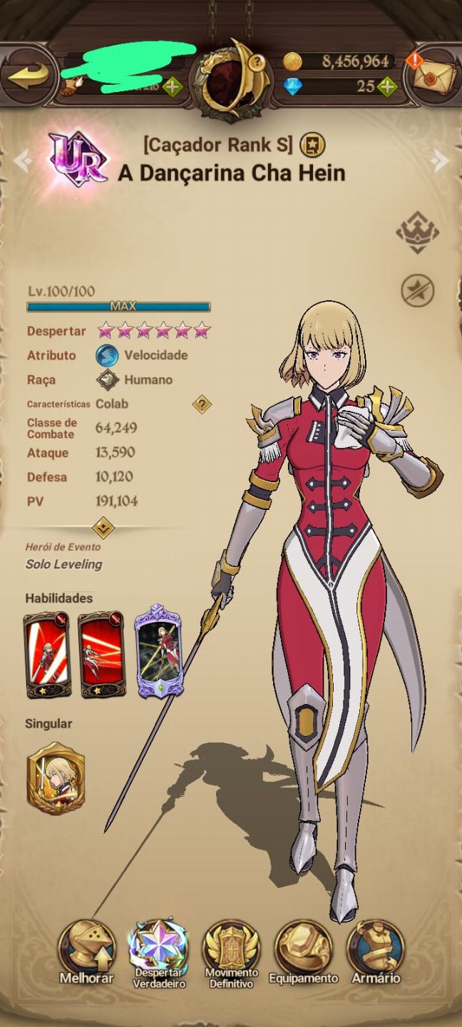 CONTA De 7DS com COLLAB RE ZERO + SLIME + SOLO