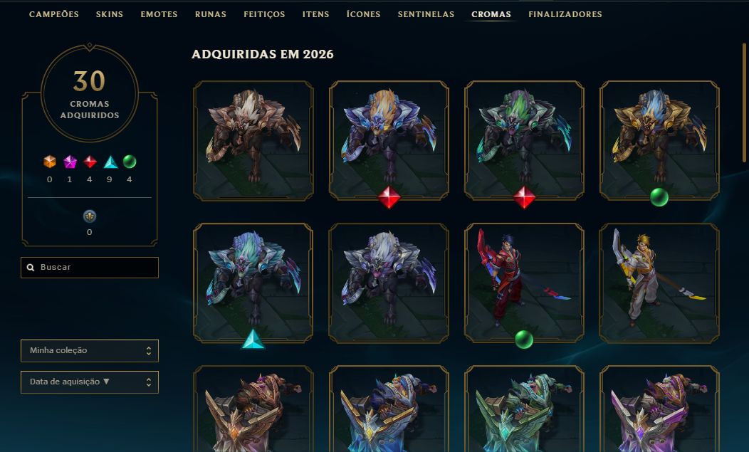 CONTA LOL MAIN EKKO /FULL ACESSO / DIAMANTE 2