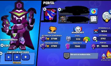 Conta Brawl Stars Rara 91/93 personagens - Vem no Certo