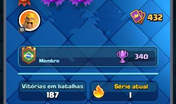Conta Clash Royale, Torre do rei 10, 900+ gemas, 3600+ troféus, arena 11