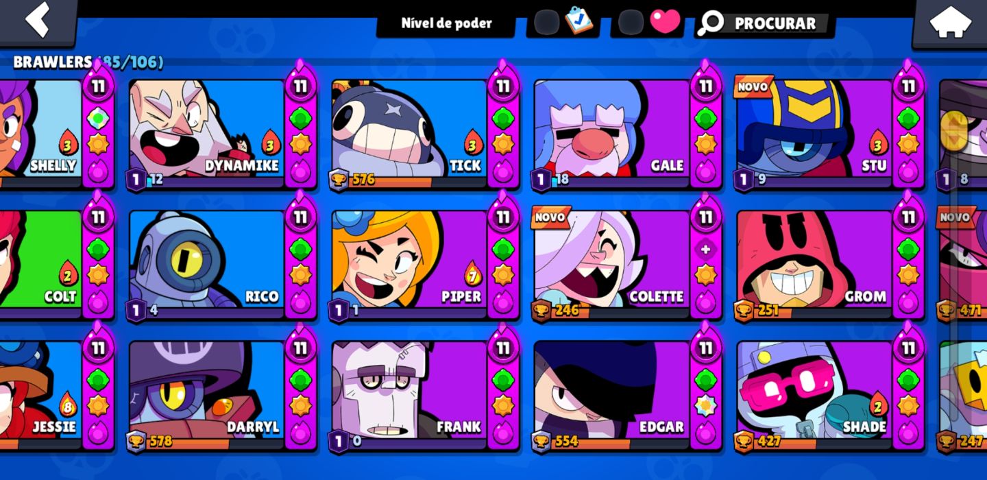CONTA BRAWL STARS 27K CUSTO BENEFÍCIO