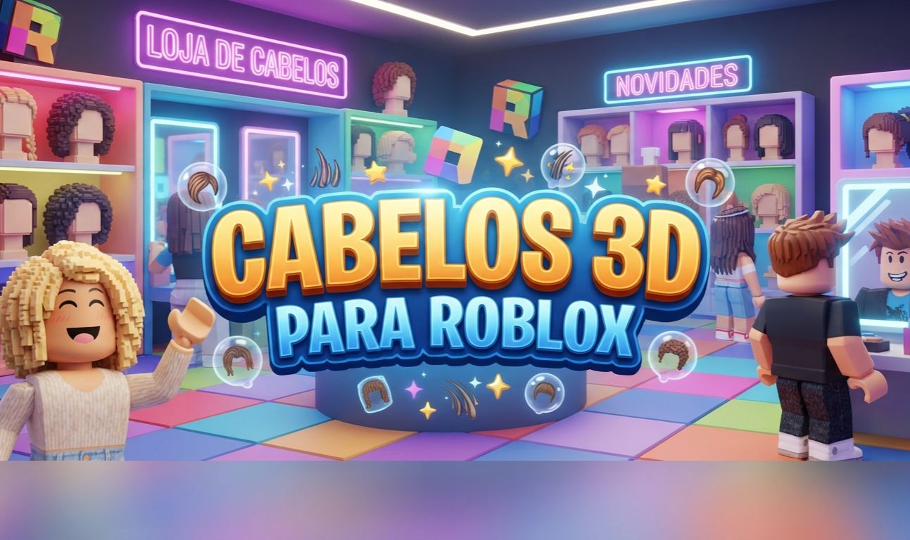 CABELOS 3D FEITOS NO BLENDER PARA SEU JOGO ROBLOX
