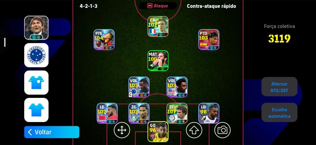 Conta full Brasileirão e pepe 107