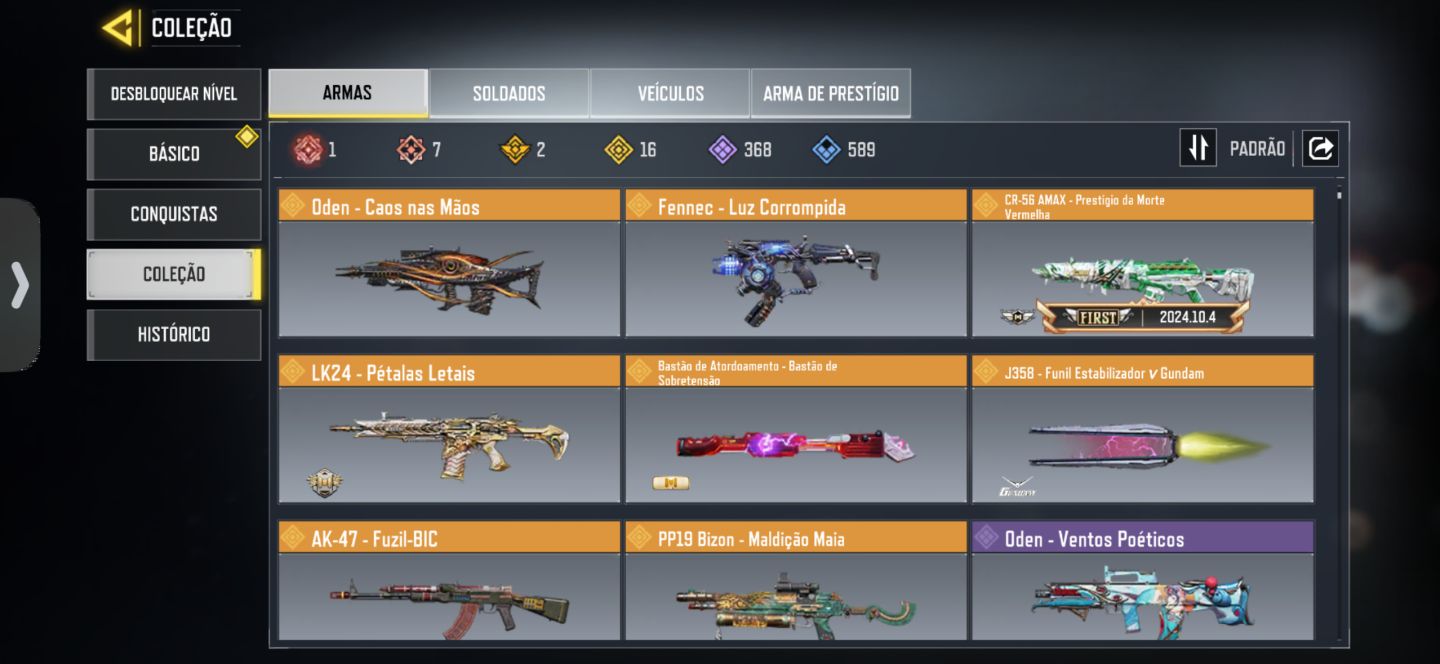 Conta cod mobile muito boa