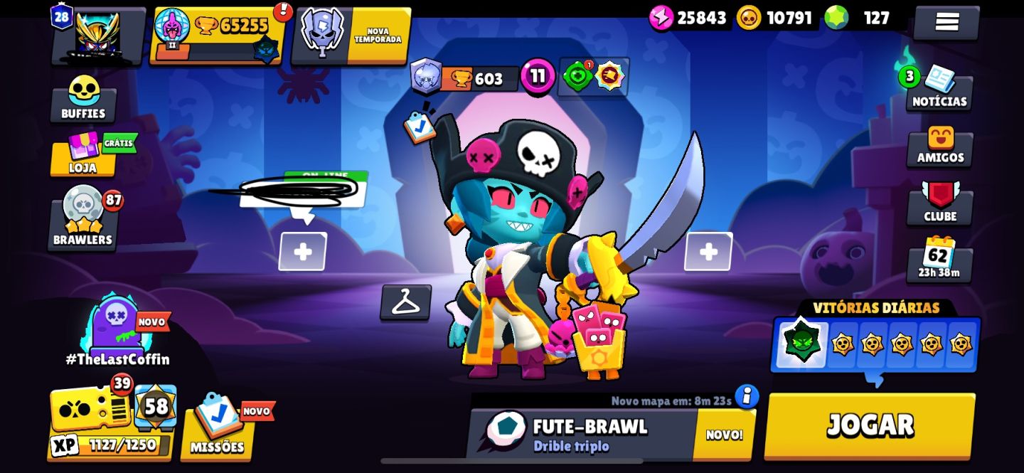 CONTA DE BRAWL STARS COM MESTRE A VENDA