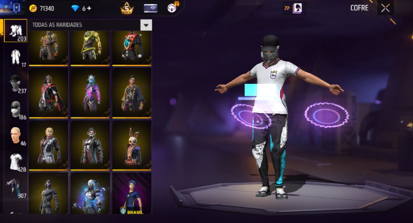 CONTA COM 2 ANGELICAL, BARBINHA E MT MAIS, NÍVEL 62.