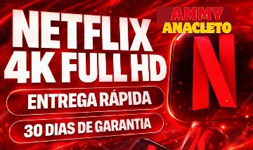 NETFLIX 4K - TELA PRIVADA POR 30 DIAS