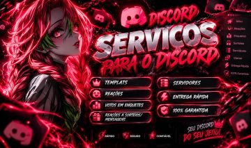Faço Seu Servidor no Discord | Reações, Votos, | Mais Barato e Rapido do Site