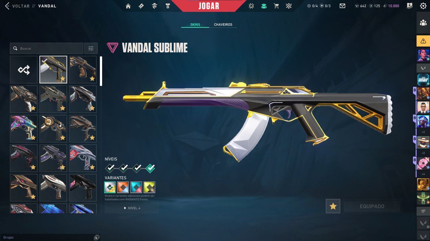 Conta de valorant 2119,40 gastos+Conta lol de brinde PREÇO A NEGOCIAR