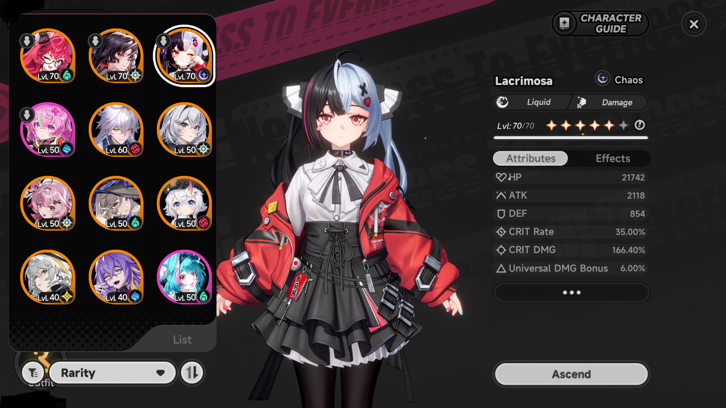 Conta NTE desde o lançamento, Semi - End game