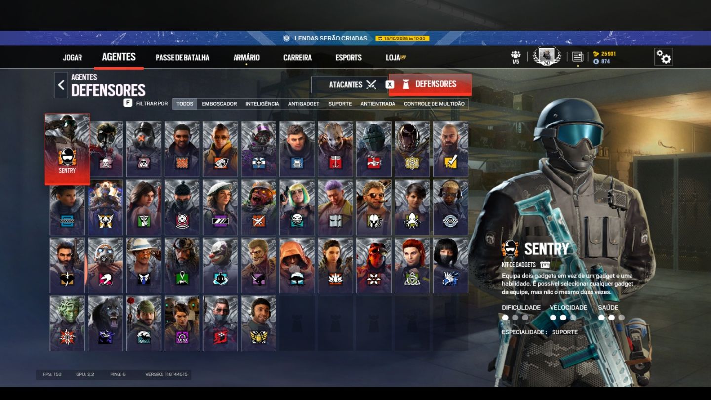 RAINBOW SIX SIEGE CONTA NÍVEL 740 | 65 ELITES | +8.500 ITENS (NEGOCIÁVEL)