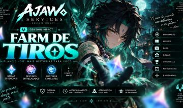 Farm de Gemas e Tiros | Genshin Impact - Serviço Completo
