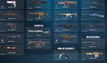 Conta de valorant completa com muitas skins,(todos os pacotes comprados na desc)