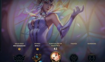 Conta Unranked, Skin Lux Elementalista 49Skin sendo elas 12 Epicas+