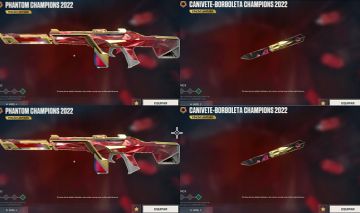 CONTA COM PHANTOM CHAMPIONS 2022 E FACA CHAMPIONS 2022 E VÁRIAS SKINS.