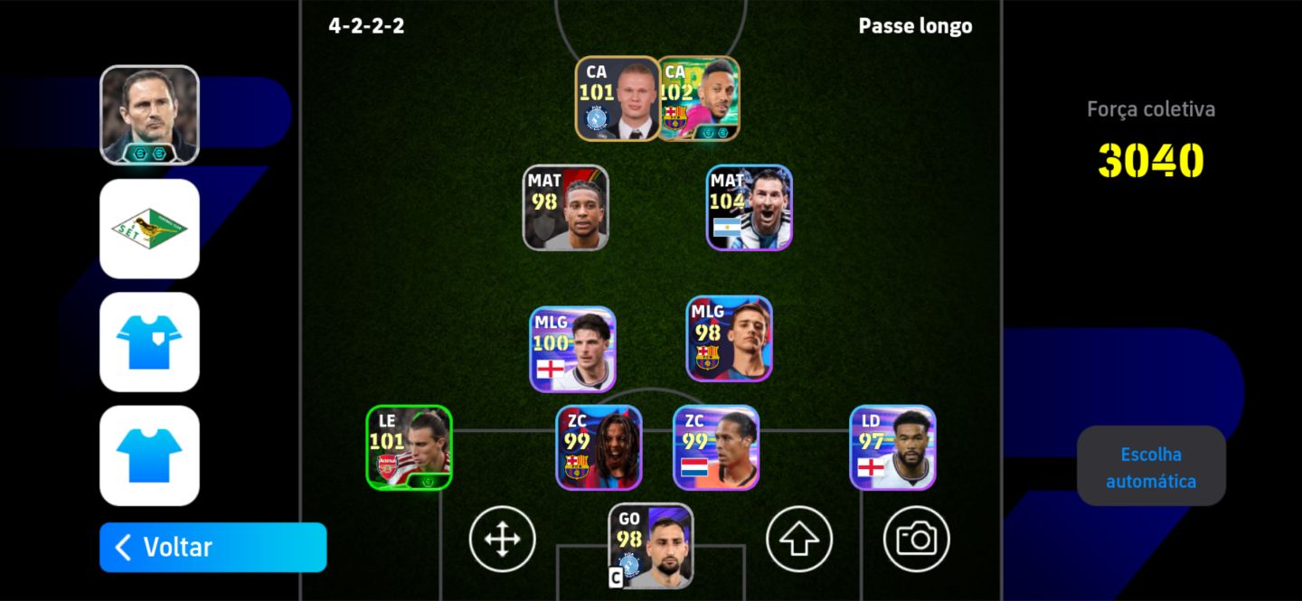 Conta de effotbal