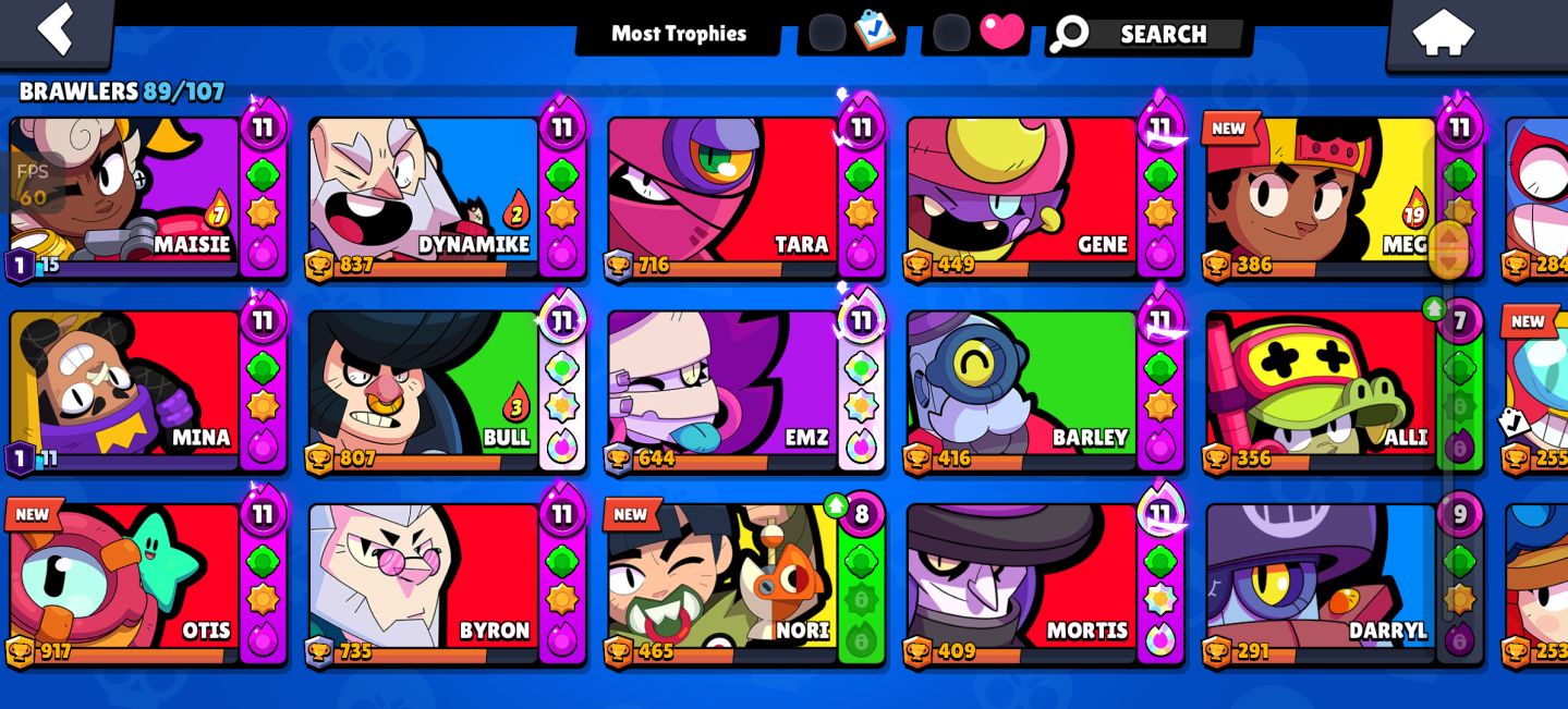 Conta brawl star tryhard