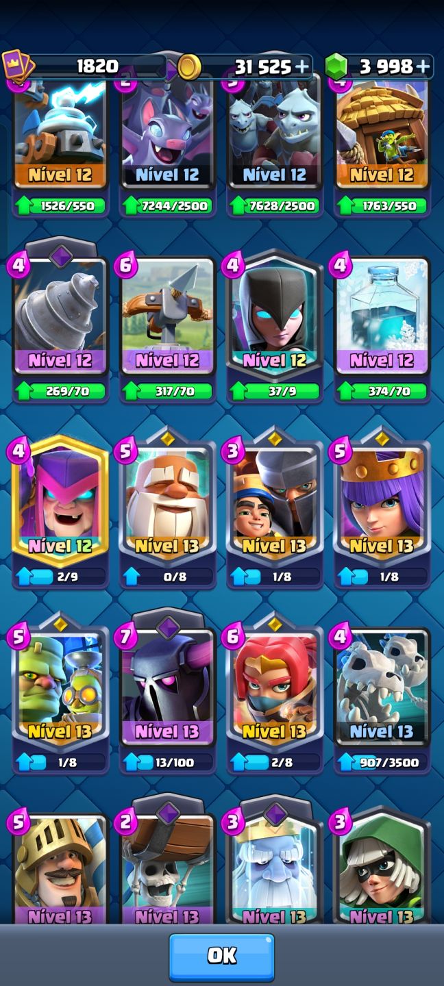 Conta Clash Royale!!!