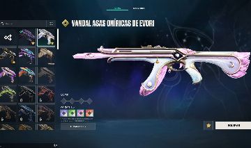 Conta com skin de vandal asas oniricas pacote vct 2026 e mt mais