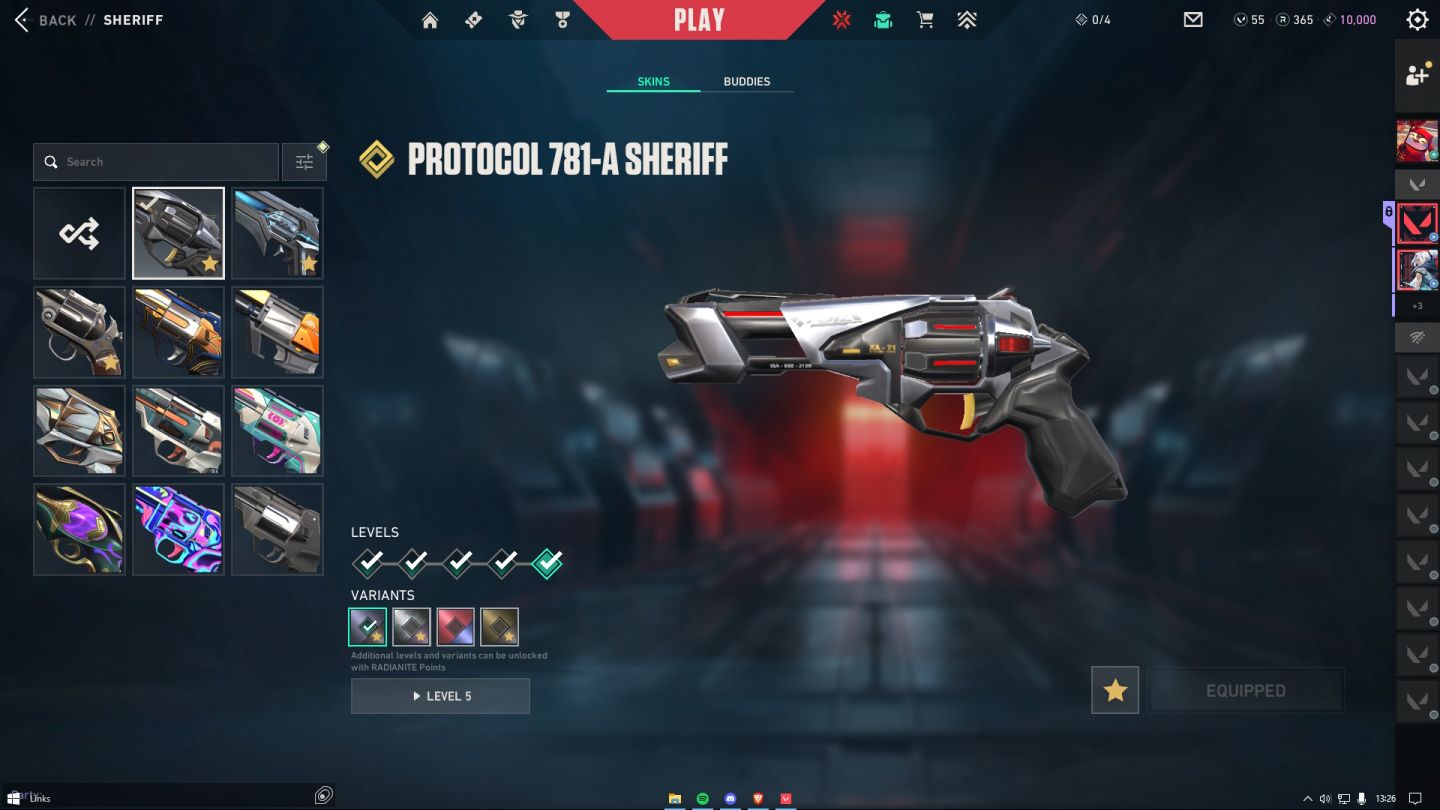 Conta valorant ex imortal com muita skin