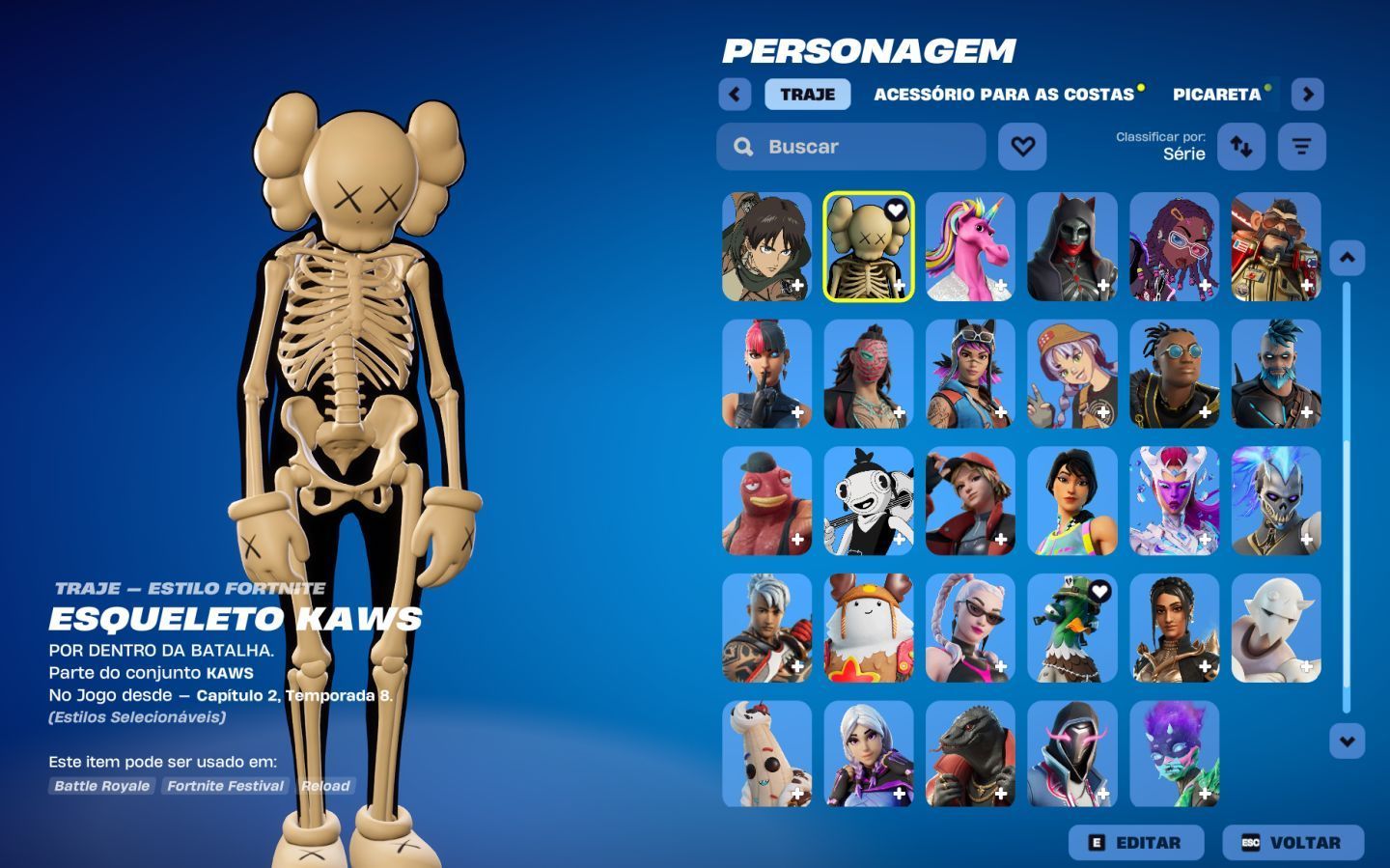 45 SKINS | DARTH VADER | XANDER | ERA | RONIN | MALIK | SNAP | KADO | FULL ACESS