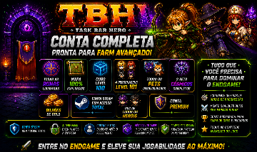 TASK BAR HERO | TODAS RUNAS E FASES | MAPA 100% | 4 LVL 101 | CUBO 100 | PETS