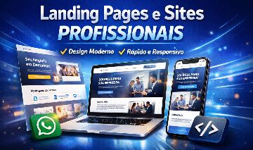 Criação de Landing Page e Site Profissional Moderno