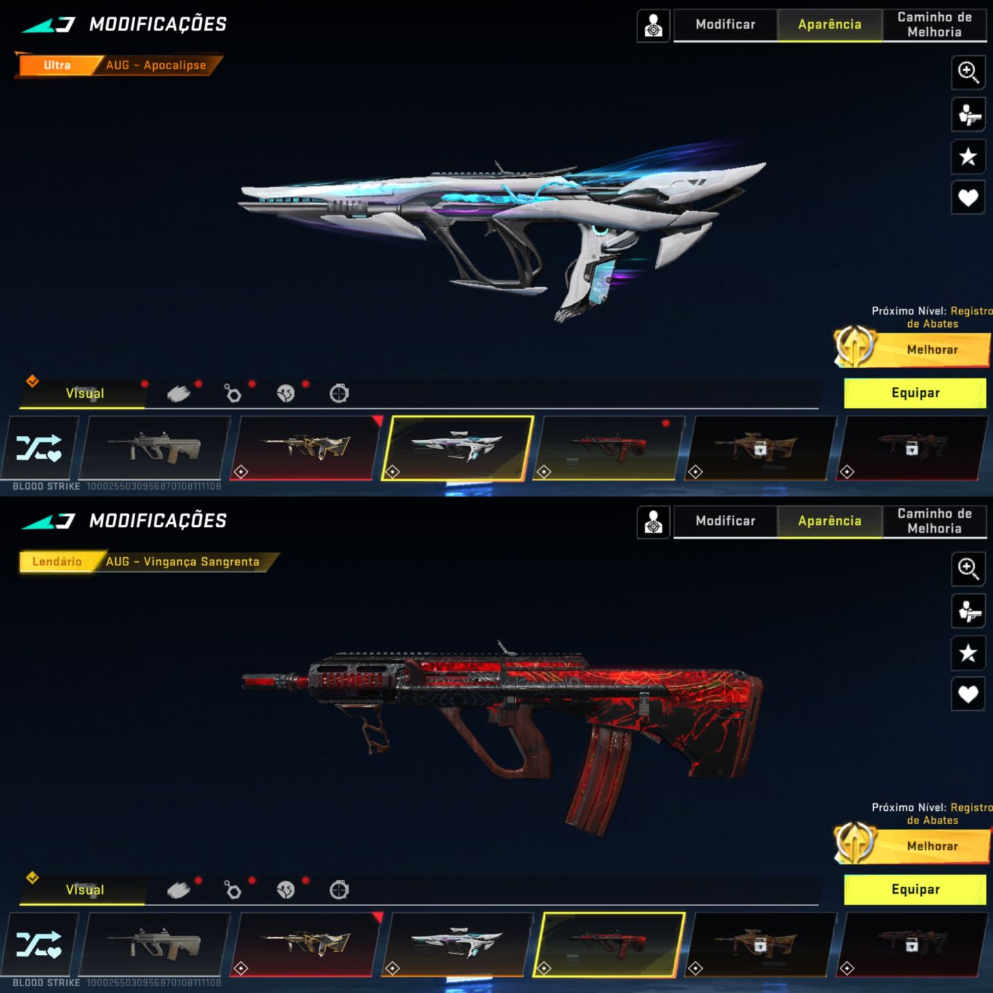 CONTA BLOOD STRIKE COM ENZO ETERNO