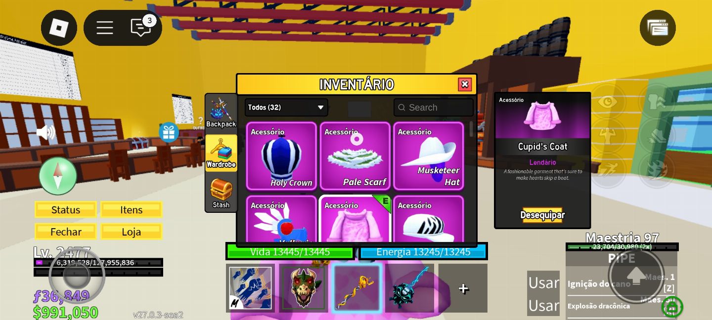 RARA FRUTA PERMANENTE, RAÇA V4, E UPADA EM JOGOS CONTA DE ROBLOX ( PROMOÇÃO )