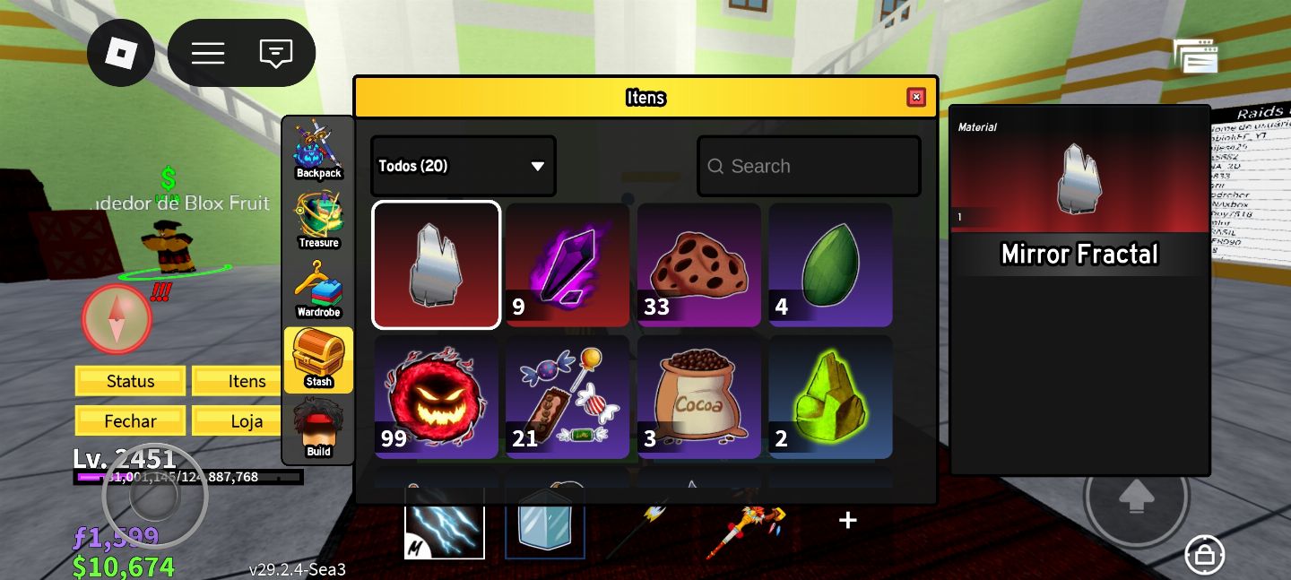 CONTA DE BLOX FRUIT COM ICE PERMANENTE