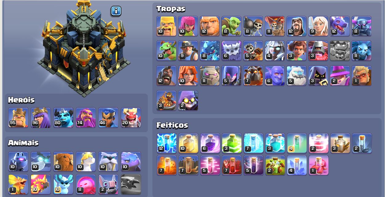 Conta clash of clans premium