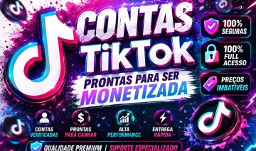 CONTAS TIK TOK COM SEGUIDORES E LIKES!PRONTAS PARA MONETIZAR