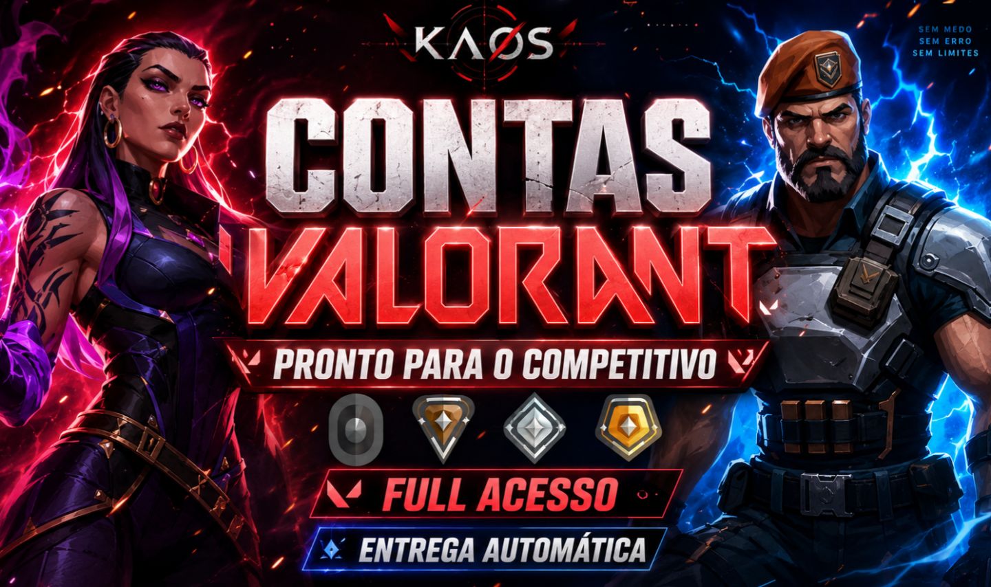 CONTA VALORANT | IDADE VERIFICADA | FULL ACESSO [ENTREGA AUTOMÁTICA PROMOÇÃO]
