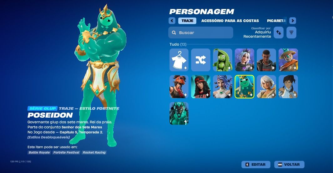Conta de Fortnite Billie Elish