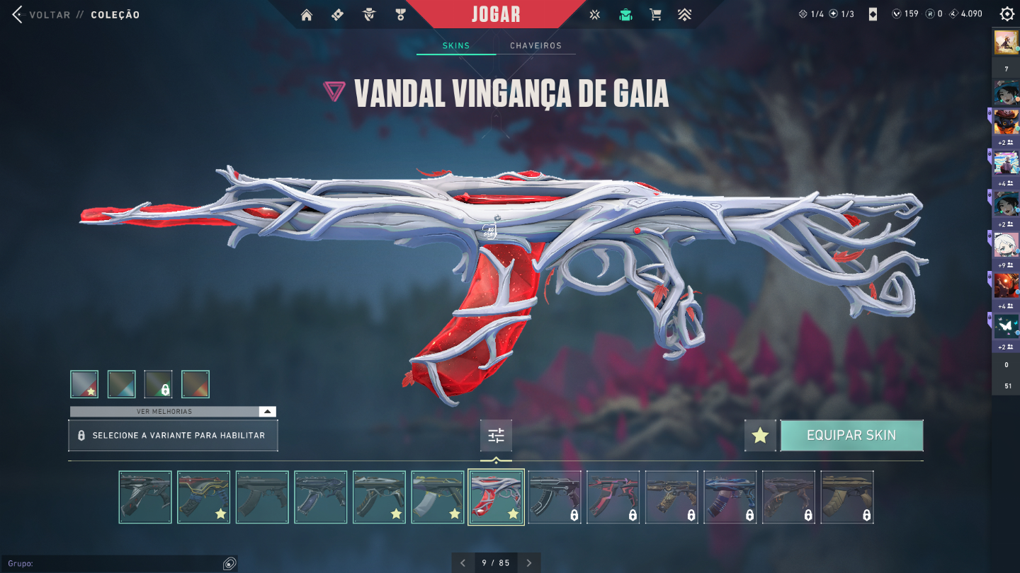 Conta de valorant dima 1 com primordium e leque raro