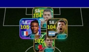 Conta Efootball Rara! Olise Liso + Aguero Blitz + Suarez Blitz + Vozinha e+++!